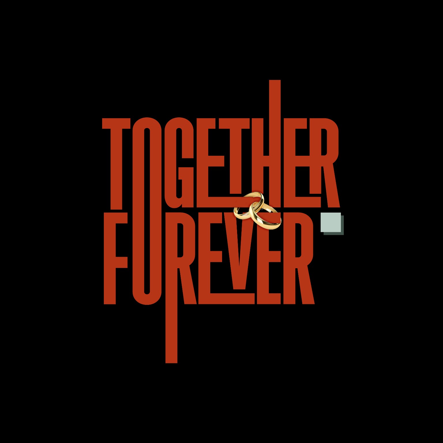 Together Forever wedding branding